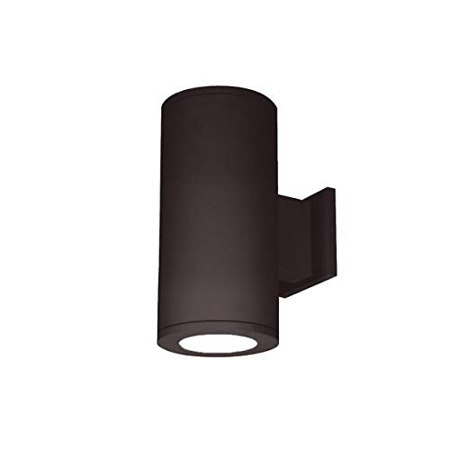 WAC Lighting DS-WD05-F35A-BZ 5-Inch Double Side Tube Arch Wall Mount, 3500K, Away from Wall