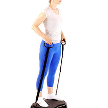 GForce Portable Dual Motor 1500 Watt Whole Body Vibration Plate Exercise Machine Black