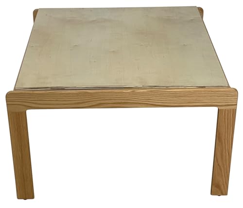 Fun Builder Table Compatible with DUPLO Blocks 32"x32" Premium Series Red Yellow Blue Green