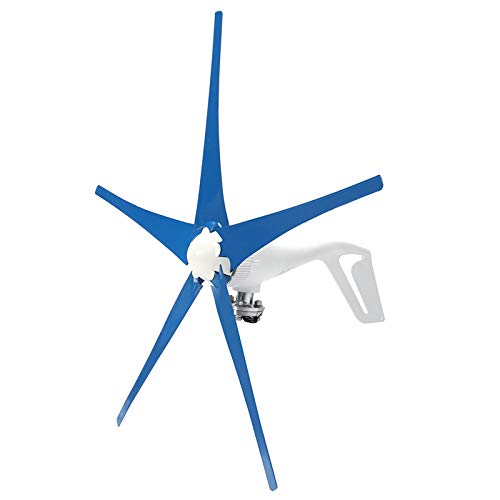 6000W AC Permanent Wind Turbines Generator 5-Nylon Blades 12/24V Household Power Generator W/Controller for Solar Streetlight (24v)