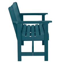 Sequoia Professional CM-BENSQ42-NBE Commercial Grade Exeter 4 Foot Garden Bench, Nantucket Blue