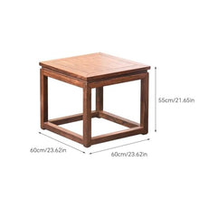 Couch End Table Chinese Style Sofa Side Table Corner Sofa Side Cabinet Small Square Table Coffee Table Living Room Zen Corner Tables for Living Room
