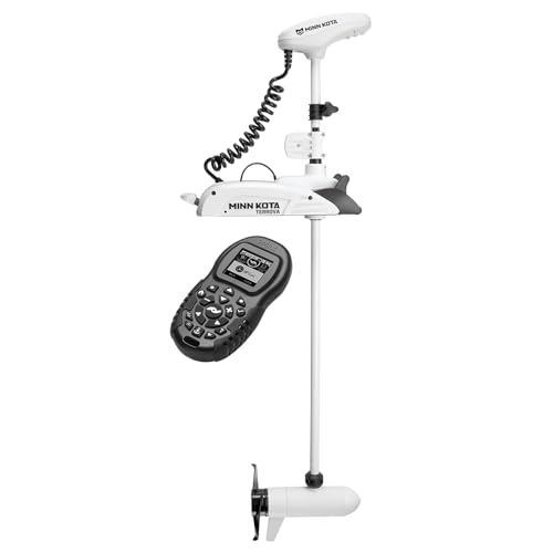 Minn Kota Riptide Terrova Saltwater Trolling Motor with i-Pilot GPS, 112 lbs Thrust, 72" Shaft White