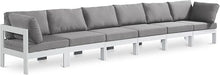 Meridian Furniture 375Grey-S180A Nizuc Collection Modern | Contemporary Outdoor Patio Modular Sofa