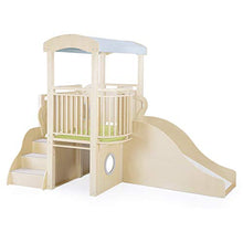 Guidecraft City Toddler Loft Wooden Climber Activity Center White Natural
