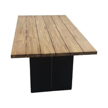 212 Main NAP010 30 x 79 x 39 in. Naples Outdoor Dining Table, Brown