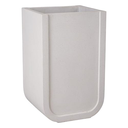 Emissary - Uri Tall Planter Terrazzo White 20x18X32 H
