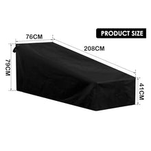 1Pcs Outdoor Lounger Protective Cover Waterproof Anti-UV Garden Patio Furniture Cover for Sunbed Recliner Lounge Chair NEW(5Pcs)