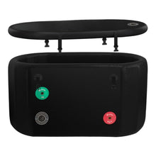 500L Large Ice Bath Tub with Lid, Oversized Inflatable Cold Plunge Tub for Tall Big People, Full Body Immersion, Compatible with Water Chiller, Portable Recovery Tub for Athletes Indoor Outdoor Use