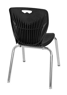 Regency Kee Height Adjustable Classroom Table Set with Two 18" Andy Chairs Cherry/Black