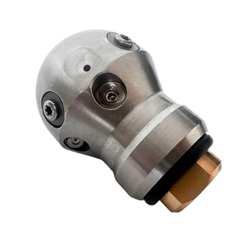 Rotary High Pressure Nozzle 360-degree Rotation Clean Sewer 3/8" City Road Cleaning Household Pipe Cleaning