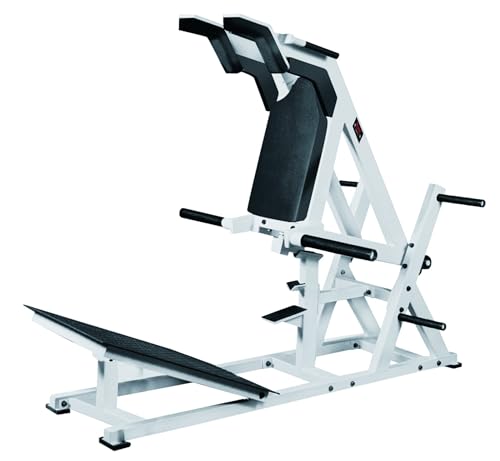 York Barbell STS Power Front Squat Machine White