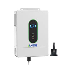 12KW Hybrid Solar Inverter 48V DC to 120/240V AC Split Phase, Pure Sine Wave Inverter with Dual MPPT 500V PV Input, 220A Charging, Parallel Ready for Home Backup Off-Grid Solar System