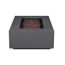 Lakeview Elysian 50-Inch Rectangle Natural Gas Fire Table - Weathered Slate - (Ships as Propane w/NG Conversion Kit) - SC-C9813NG-WSLT
