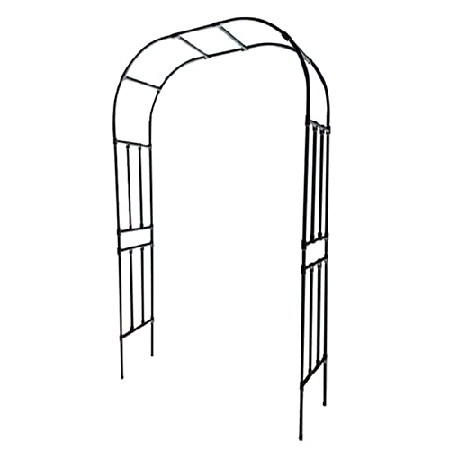 Large Garden Arch, Weatherproof Rose Arch,Plants Climbing Pergola Arch Arbor,High Performance Garden Arches,for Indoor, Outdoor, Garden, Lawn, Backyard, Patio, Porch, Etc (Black 400cm/157.4in)