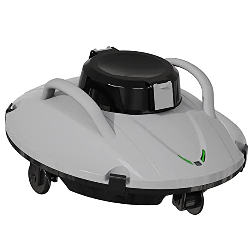 TsoLay Cordless Automatic Pool Cleaner, Automatic Vacuum Cleaner with LED Indicator and Dual Motors, Auto-Dock Robotic Pool Cleaner, Strong Suction, Ideal for Above Ground Flat Pool up to 550 Sq.Ft