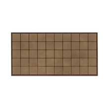 NADAAL STUDIOS Emeren Outdoor Dining Table, Rectangular Ceramic Tile Inlay, Solid Teak Frame, Seating for Eight, Brown