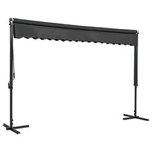 Water-Repellent Free Standing Awning 157.5x118.1 Inches with Powder Coated Steel Frame and Weather-Proof Polyester Canopy for Garden Patio