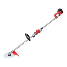Electric Lawn Mower Cordless String Trimmer Weeder Small Household Electric Lawn Mower Yuanlin Multifunctional Weeder Retractable Rod (Battery: Battery*2 Specification: 6ah) (3ah Battery*2)