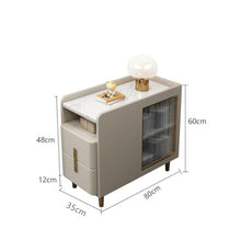 NRFJFOP Sofa Side Cabinet Light Luxury Living Room Moving A Few Storage Tea Table Homestay Hotel