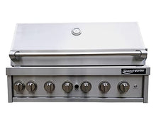 Barbeques Galore Grand Turbo 40-inch 6-Burner Built-in BBQ Gas Grill - Natural Gas