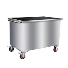 Stainless Steel Water Tank with Wheels – 201 or 304 Grade, with or Without Lid, Square Pressurized Storage Reservoir for Well Pump, Garden, Kitchen