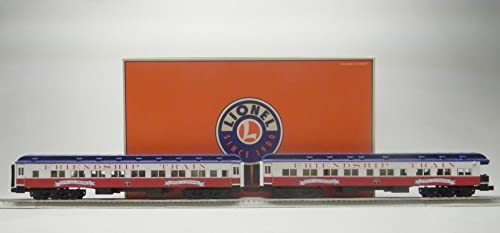 LIONEL TRAINS Friendship Train 18" Sleeper Car 2 Pack O Gauge Red White Blue