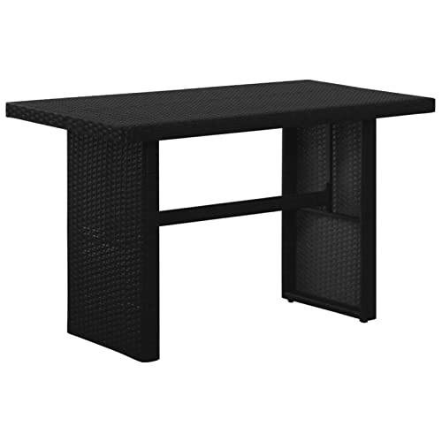 Xinxinxiang 3 Piece Patio Set with Cushions Black