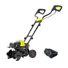Cordless Tiller, Garden Rotary Tiller, Electric Tiller with Double Safety Switch, Suitable for Orchard Vegetables
