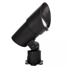 WAC Landscape Lighting, LED 120V Line Voltage Large Size Accent Light with Adjustable Beam Angle and Integral Brightness Control 4000K Cool White Built-in LED in Black