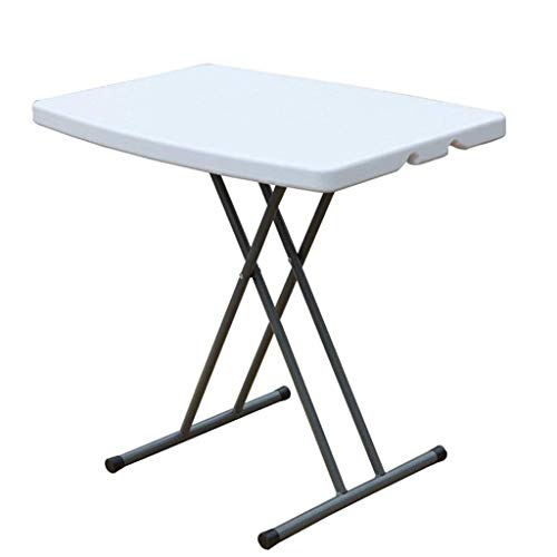 MVUYO Outdoor Folding Table,Sturdy Decorative Bedside Laptop Folding Table Versatile