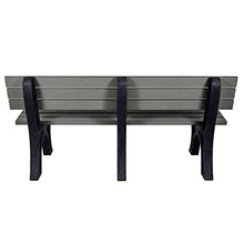 Sequoia Professional Aurora Park Bench 6 ft Coastal Teak