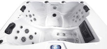 Luxuria Spas Oak Hill 3-Person 47-Jet Hot Tub with Lounge Homemade White/Grey