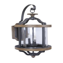 Craftmade Ashwood Extra Large Wall Mount Textured Black/Whiskey Barrel