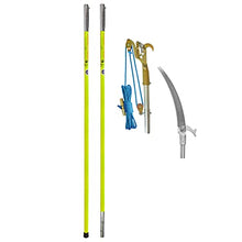 Jameson JE-Series Foam Core Complete Tree Trimming Kit – Arborist Line Clearance Set with Pruner, Rope, Saw Head, 16" Blade, Extension & Base Pole