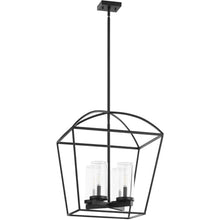 Quorum Lighting 71-4-59 Odeon Outdoor Pendant, 4-Light 240 Total Watts, Matte Black