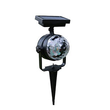 Solar Led Garden Light Rotary Color Projector Light Outdoor Lawn Stage Lamp Outdoor Landscape Pathway Yard Decoration