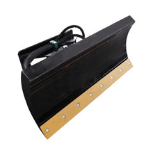 Mini Skid Steer Loader Attachments Hydraulic Dozer Blade, 43" Wide Snow Plow Blade, Max Tilt Angle of 30 °, Loader Accessory for Handling Snow, Accumulated Soil and Debris