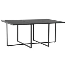 Makastle 7 Piece Patio Dining Set with Cushions - Outdoor Poly Rattan All-Weather Table and Chairs Furniture Set for Backyard Terrace 65" x 42.9" x 28.3"