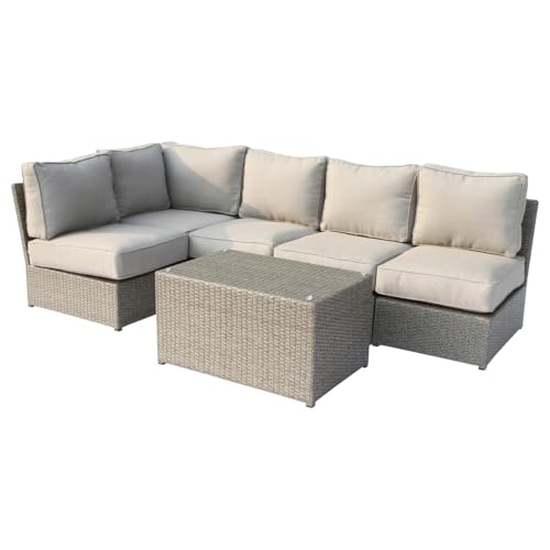 callmego Premium Outdoor Patio Seating Set with Weather-Resistant Cushions for Comfortable Backyard Relaxation