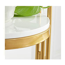 Bonsai Pedestal Vase Pedestal Stands Nordic Wrought Iron Plant Rack Simple Living Room Built-in Rack Light Luxury Floor-to-ceiling Marble Countertop Flower Pot Rack Planter Stand Plant Holder ( Color