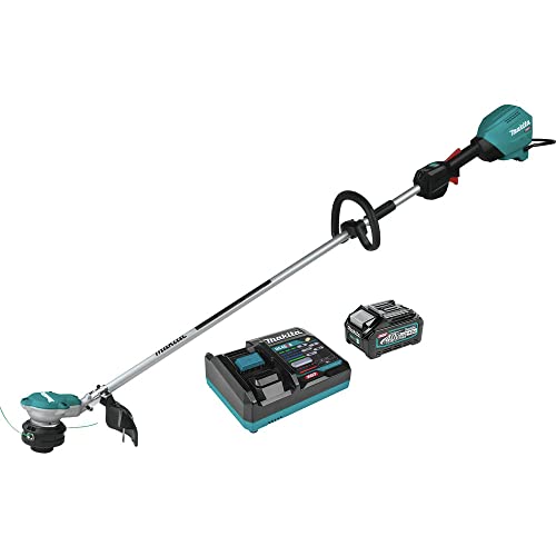 Makita GRU01M1 40V max XGT® Brushless Cordless 15" String Trimmer Kit (4.0Ah) Teal