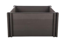 G21 Raised Bed Crop 106 x 106 x 54 cm, WPC, Ebony