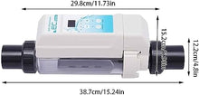 SciAza Salt Water Pool Chlorinator System with Salinity Display, 8/12/16/20 G/H Saltwater Pool System, Salt Cell Suitable for Pools,Salt Chlorine Generator System Salt Cell for Home Pool,20g/h