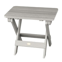 Highwood Classic Westport Adirondack 6pc Set, 4 Chairs & 2 Folding Side Tables Harbor Gray