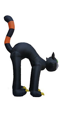 20 FT Huge Lighted Halloween Inflatable Black Cat