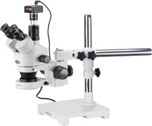 AmScope Digital Trinocular Stereo Zoom Microscope 3.5X-90X White