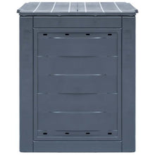 3-Piece Garden Composter Set 780 Gallon Square Outdoor Waste Bin Gray Plastic Recycling Bin for Backyard Composting 23.6 x 23.6 x 28.7 in