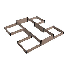 Everbloom Modular Tiered Garden Bed Brown