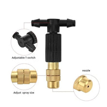 Ship accessories 5-100Pcs Outdoor Misting Cooling System Garden Irrigation Watering 4/7 Pipe Atomizer Nozzles Adjustable Irrigation accessories(80 PCS)